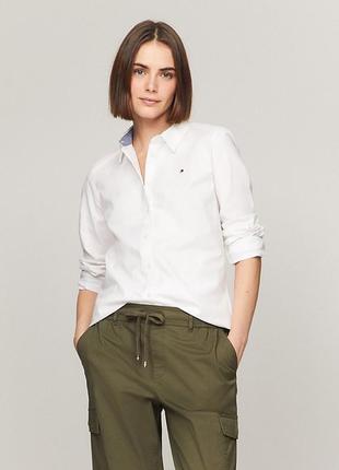 Женская хлопковая рубашка tommy hilfiger оригинал