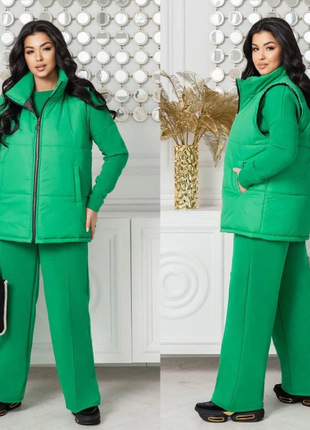 Жилетка женская плащевка на 150-м синтепоне 46-48; 50-52; 54-56; 58-60 razg800-7711-2iве3 фото