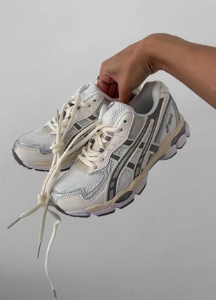Кроссовки asics nyc 2055 light cream premium