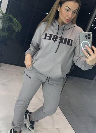 Костюм женский двухнитка на хб основе diesel