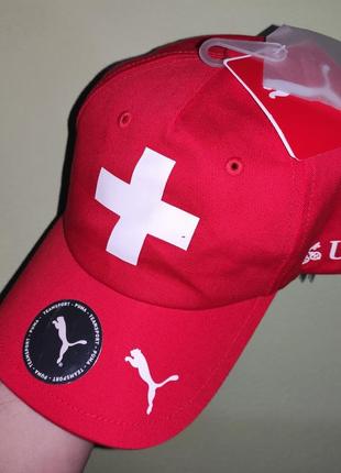 Новая оригинал фирменная кепка с логотипом puma suisse streetwear very rare soccer.