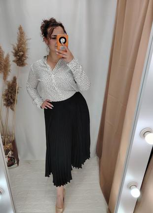 Спідниця плісе чорного кольору — класика, яка пасує до всього🖤🖤🖤