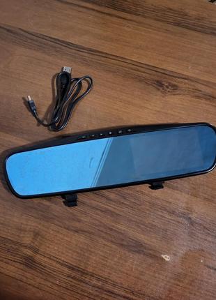 Автомобильный видеорегистратор зеркало vehicle blaсkbox dvr