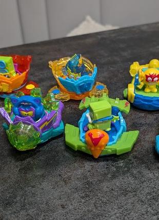 Игровой набор-сюрприз superthings rescue force с транспортом