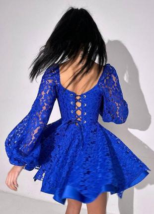 Вишукана мереживна сукня з корсетним верхом, кружевне плаття з подвійною спідницею,...