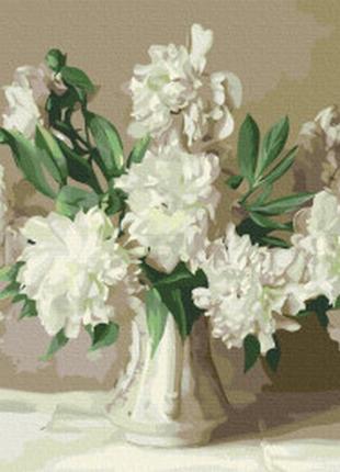 Картина за номерами білі піони у вазі
bs51399