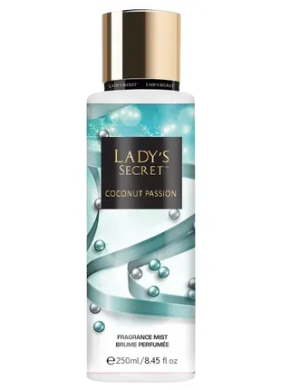 Женский парфюмированный спрей-мист для тела lady’s secret coconut passion