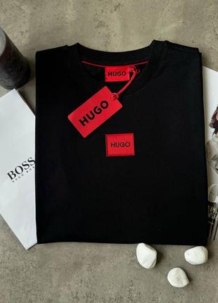 Мужская футболка hugo boss люкс качестваTM️