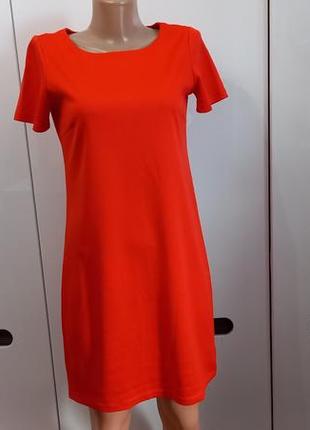 Р. s 42 - 44 vila clothes червона стрейч сукня данія