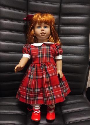 Швейцарська vintage 80's vinyl fashion bea doll high 18" original кукла bea-toys schweiz original heideland spiele puppe