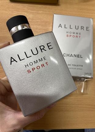 Чоловіча туалетна вода chanel allure homme sport 100 мл