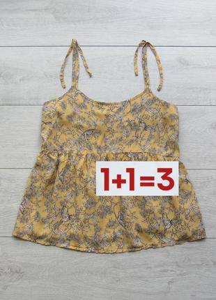 1+1=3 🎁 майка в квітковий принт на бретелях від primark