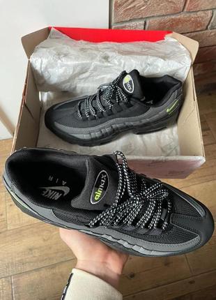 Nike air max 95 black grey green 6