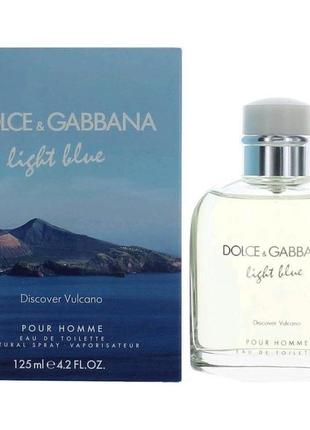 Туалетна вода dolce gabbana light blue discover vulcano pour homme edt 125 ml
