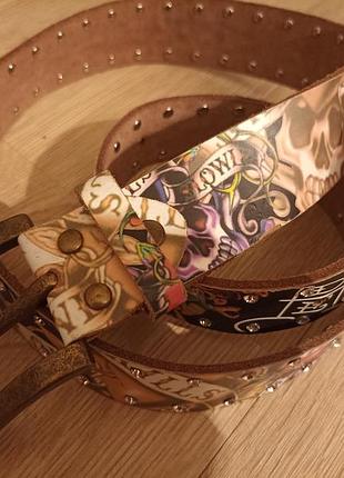 Ремень "ed hardy" винтаж