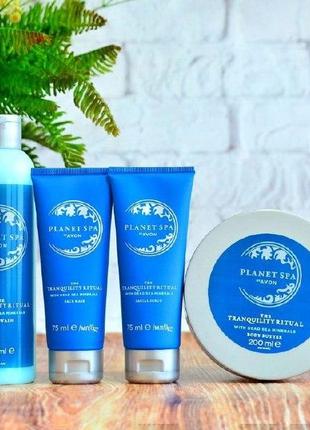 Набор секрет беззаботности avon planet spa из 4-х единиц (эйвон планет спа)