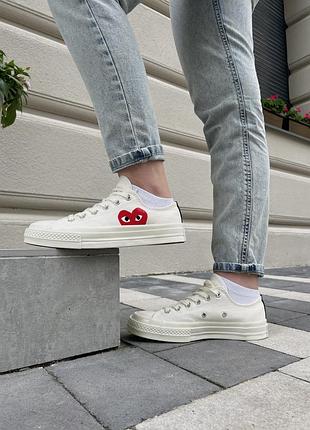 Женские кеды конверс converse des garcons