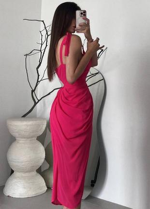 Распродажа платье prettylittlething миди с драпировкой8 фото