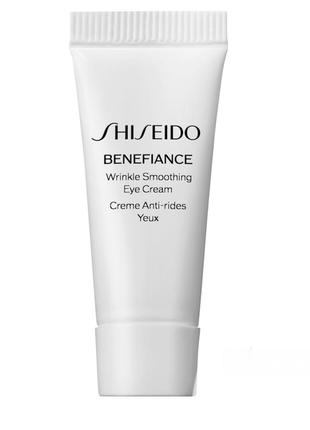 Крем для очей shiseido benefiance wrinkle smoothing eye cream 5 мл
