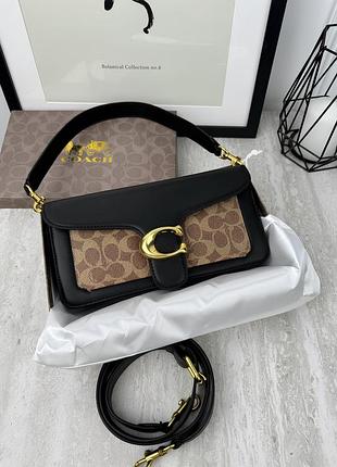 Кожаная сумка coach люкс