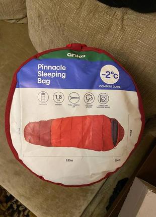 Спальний мішок з капюшоном pinnacle