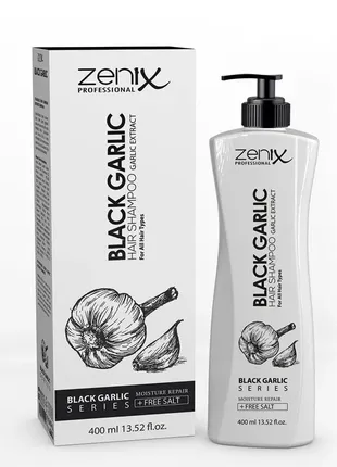 Шампунь з екстрактом чорного часника zenix, 400 мл