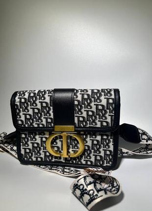 Christian dior 30 montaigne chain bag \ діор чорна сумка