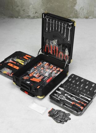 Набір інструментів 408 шт у валізі з тріскачкою