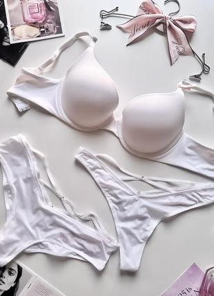 Комплект victoria’s secret набір набор білизна victoria’s secret белье виктория сикрет