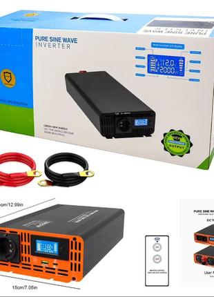 Інвертор datou boss чиста синусоїда dc-ac 12v-220v 2000w (4квт)