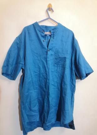 Тенниска рубашка льняная