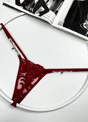 Трусики  lucky cheeks luxury mini g-string 6