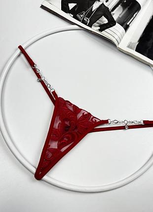 Трусики  lucky cheeks luxury mini g-string 4