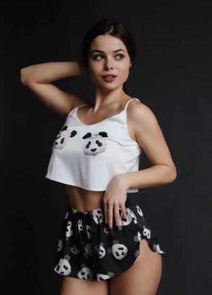 Шовкова коротка піжама swatti