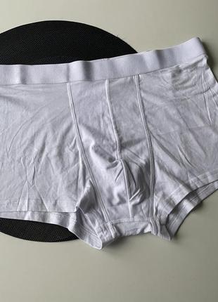 Труси білі базові бавовна/модал primark боксери