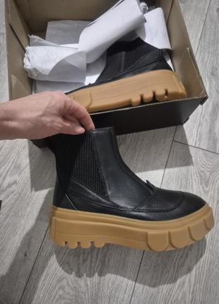 Кожаные ботинки водоотталкивающие sorel, 40-41р.