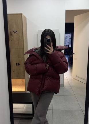Пуховик бордо xstore хс/с