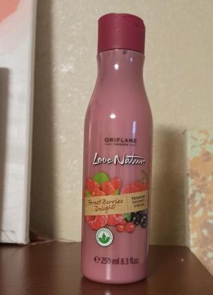 Крем йогурт для душа love nature 24 год