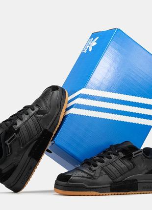 Женские кроссовки adidas forum 84 low black 36-37-38-39-40-41