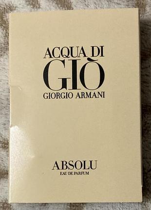 Giorgio armani acqua di gio 2