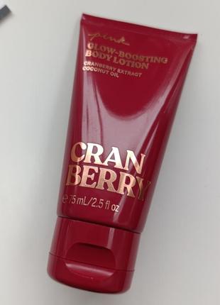 Міні лосьйон для тіла victoria's secret glow-boosting cranberry body lotion