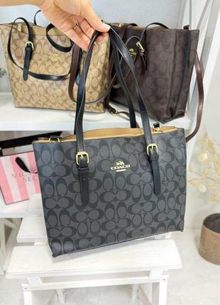 Сумка coach ручки регулируется