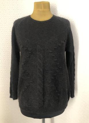 Теплий в'язаний светр з альпаки від louigi, розмір m-l
