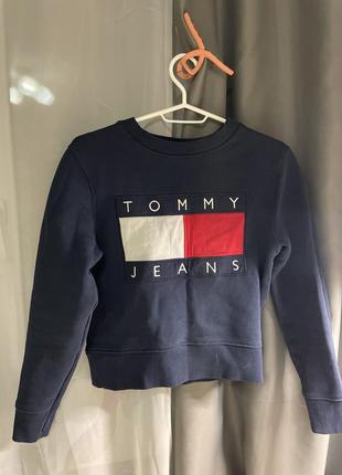 Свитшот tommy hilfiger 100% хлопок