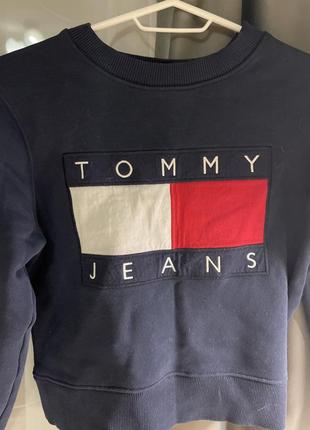 Світшот tommy hilfiger оригінал | xs/xxs /s | 100% бавовна, утеплений3 фото