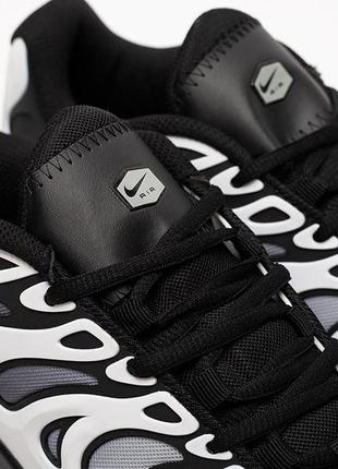 Кроссовки nike air max plus drift white black (бело/черные