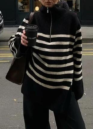 Трендовий светр з горловиною h&m