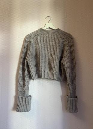 Кроп светр з довгим рукавом even&odd