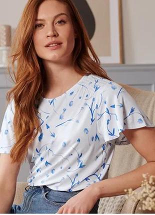 Роскошная удобная женская футболка, блузка от tcm tchibo (чибо), нитеньки, l-xl