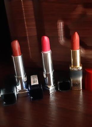 Матовые помады loreal,maybelline.